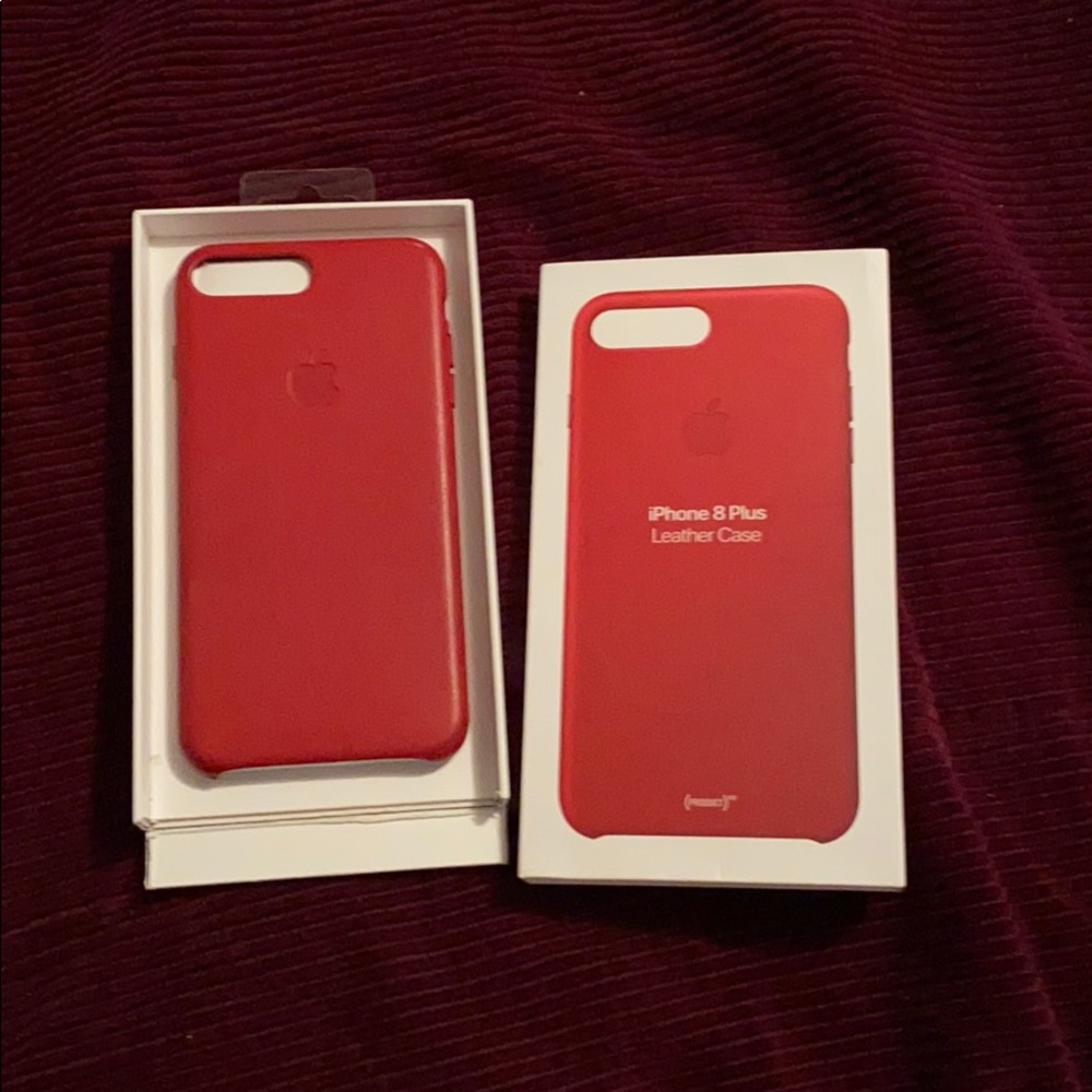 iPhone 8 Plus Apple leather case